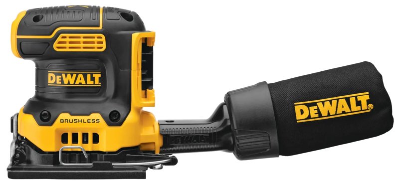 DEWALT 20V MAX XR Brushless Cordless 1/4 Sheet Palm Grip Variable Speed Sander (Tool-Only)