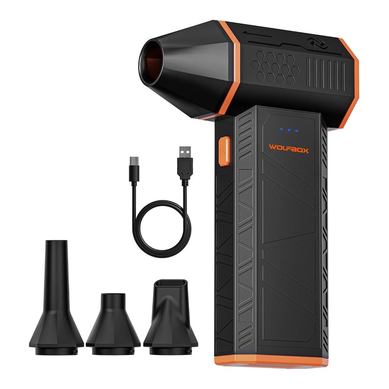 WOLFBOX MF50 110,000 RPM Cordless Brushless High-Velocity Air Duster
