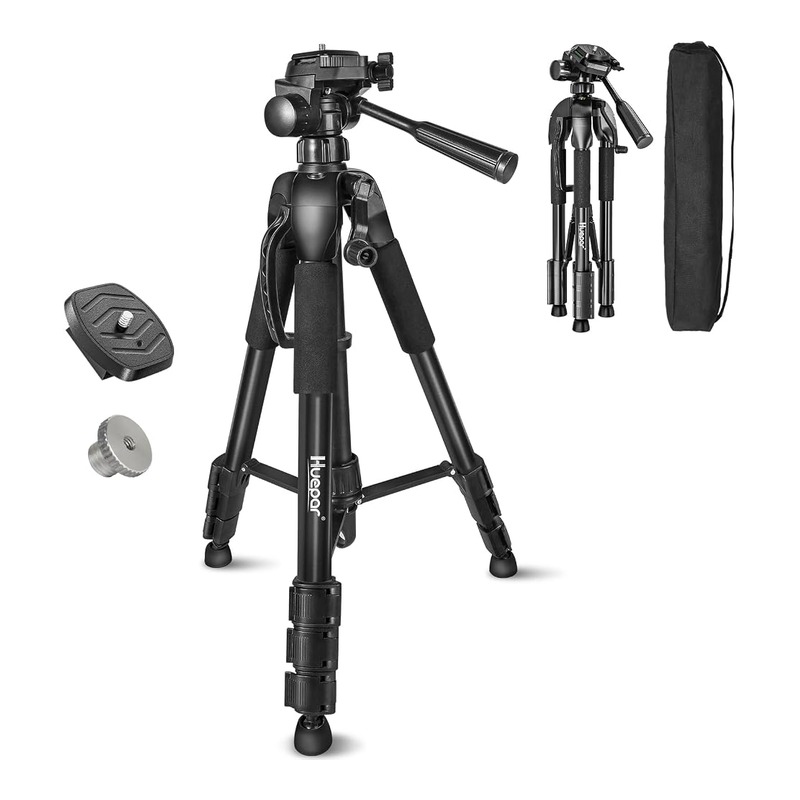 Huepar TPD14 56-Inch Heavy-Duty Aluminum Laser Level Tripod