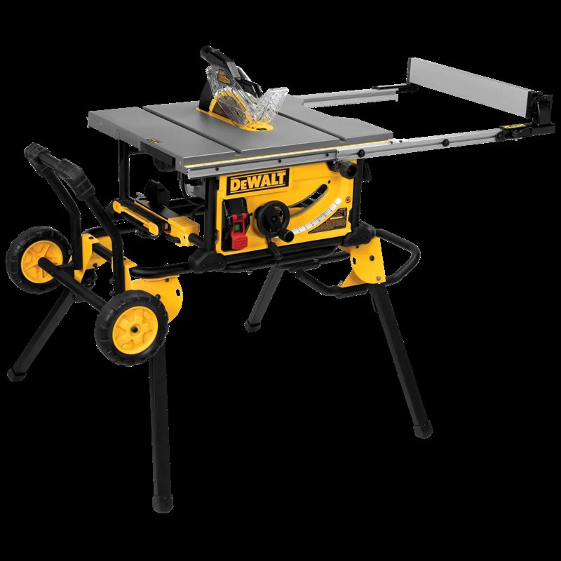 DeWalt 10-Inch Jobsite Table Saw with Rack and Pinion Fence