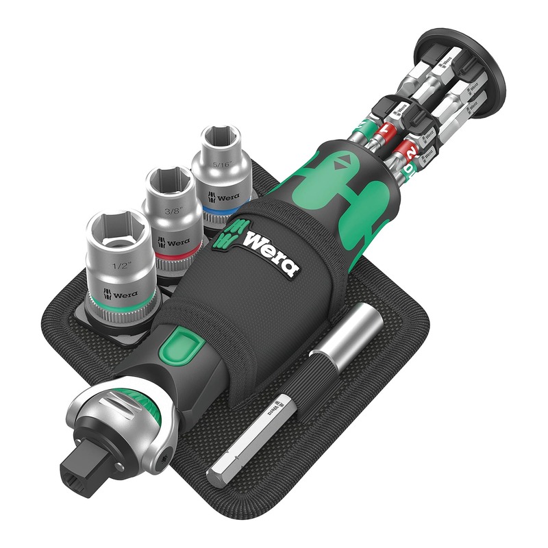 Wera 8009 Zyklop Pocket Set Imperial 2 (18-Piece Multi-Angle Ratchet Kit)
