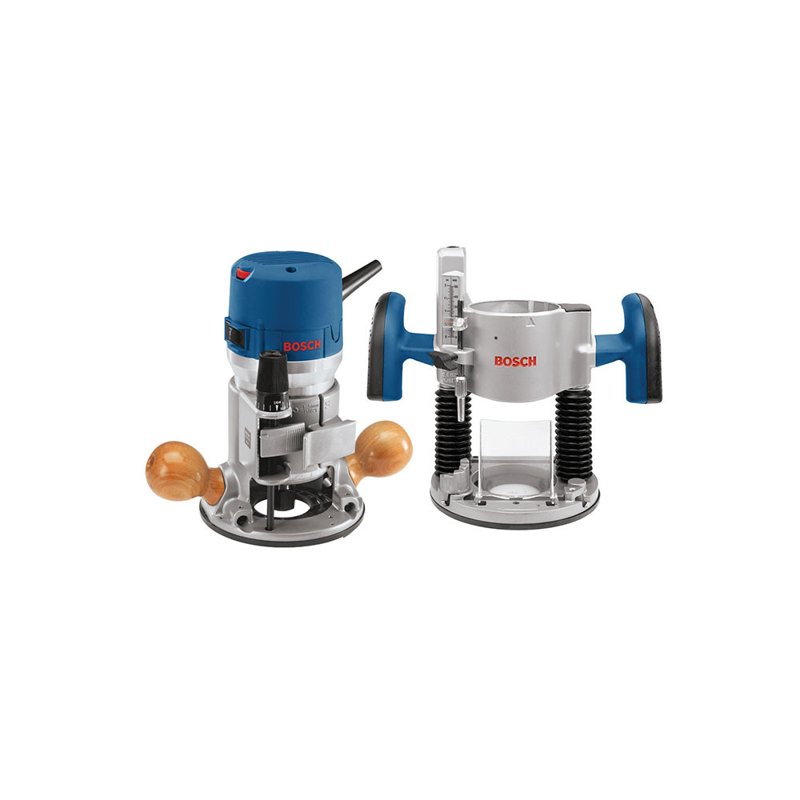 Bosch 2.25 HP Electronic Fixed-Base and Plunge Router Combo Kit