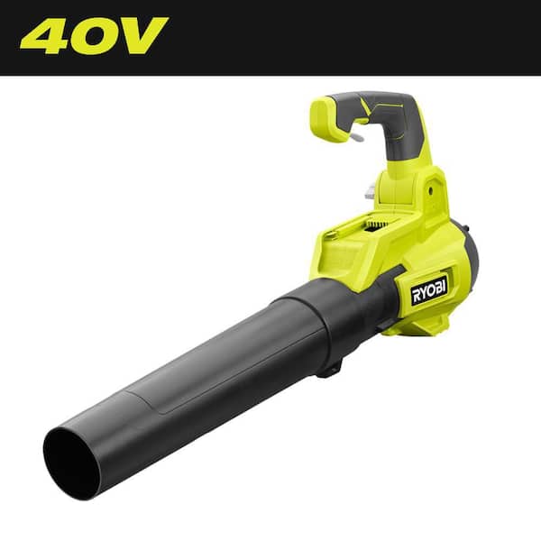 RYOBI 40V 120 MPH 450 CFM Cordless Battery Variable Speed Jet Fan Leaf Blower